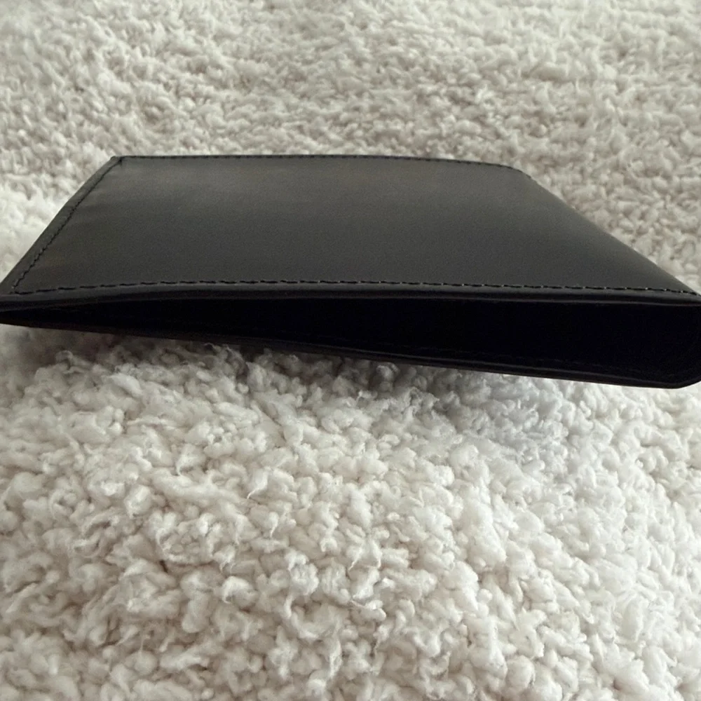 NWOT Coach Black Leather Wallet